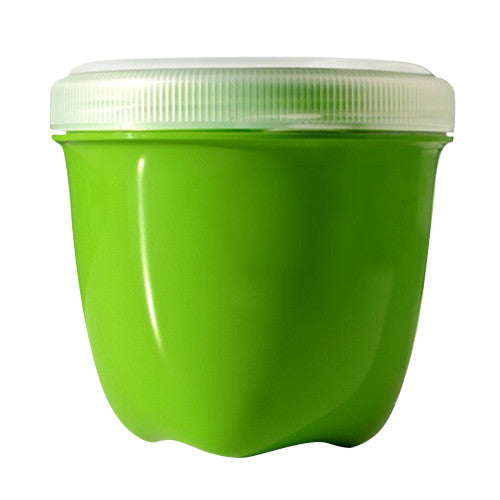Preserve Round Food Storage Container Small, Apple green, 8 Oz
